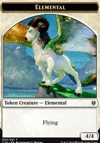 Elemental // Soldier Double-sided Token